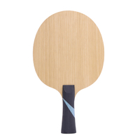Lame de tennis de table offensive Reactor W701 7 plis en Limba Ayous et fibre de carbone, attaque rapide, avec options de poignée droite/horizontale