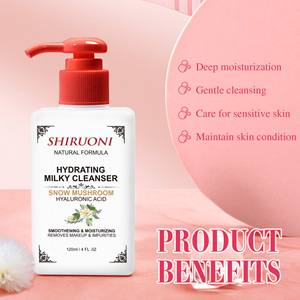 All'ingrosso per il lavaggio del viso per il controllo dell'olio idratante poro per la pulizia delicata dei funghi di neve Oem <span class=keywords><strong>detergente</strong></span> per il viso - Product Image 4