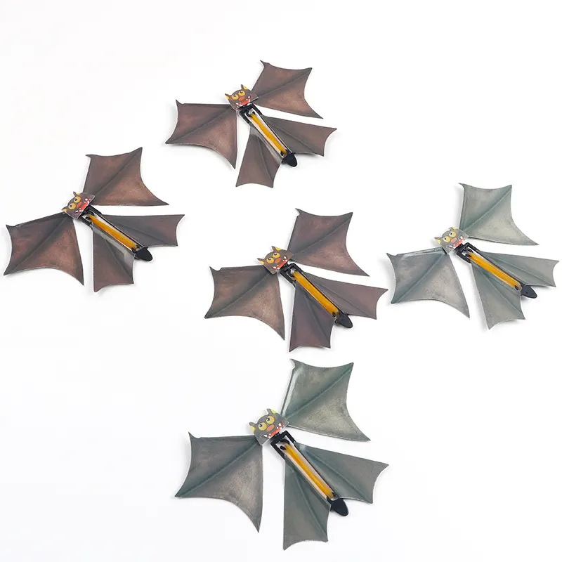 할로윈 카드 장난감 장난 농담 매직 박쥐 개그 장난감 재미있는 비행 소품 박쥐 소년을위한 장난감 바람