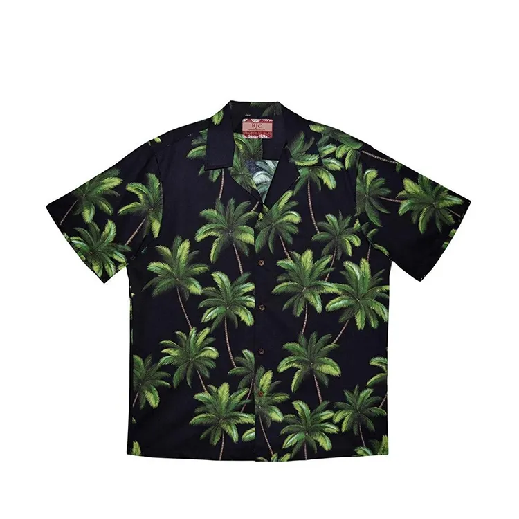 عارضة القطن قمصان صيفية الرجال هاواي عارضة shirth هاواي ألوها