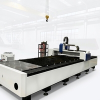 Machine de découpe CNC à laser fibre optique de type portique avec commande Cypcut, fonctionnement automatique, 3000x1500mm pour acier inoxydable et acier au carbone