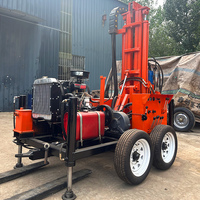 Modèle diesel de forage de puits d'eau, appareil de forage hydraulique DTH, appareil de forage de puits d'eau à vendre