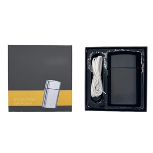 <span class=keywords><strong>Rasoir</strong></span> électrique pour hommes rechargeable par USB avec lame en acier inoxydable Surface miroir pour la coupe de la barbe domestique Poignée en plastique - Product Image 6