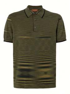 Vente en gros de vêtements avec logo personnalisé OEM & ODM pour hommes belle laine mérinos pull en tricot pull à manches longues polos pour hommes - Product Image 2