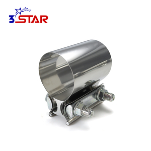 Connecteur <span class=keywords><strong>de</strong></span> <span class=keywords><strong>bande</strong></span> en acier inoxydable <span class=keywords><strong>de</strong></span> 2,5 pouces, collier <span class=keywords><strong>de</strong></span> serrage pour joint <span class=keywords><strong>de</strong></span> tuyau d'échappement <span class=keywords><strong>de</strong></span> voiture, réparation <span class=keywords><strong>de</strong></span> tuyau d'échappement - Product Image 4