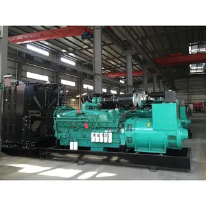 SHX Pemasok Peralatan Listrik 1250kva 1Mw 1000kw Generator Diesel Diam Kedap Suara Tiga Fase untuk Perumahan Real Estate