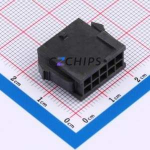 ZX-MX3.0-2-5P-HMJK Housing (Wire-to-Board / Wire-to-Wire) P=3mm Connector 2x5P 3mm Micro-Fit (MX 3.0) 3mm - Product Image 1