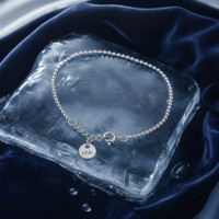 Bracelet chaîne ajustable en acier inoxydable plaqué or 18 carats avec logo personnalisé, bijoux en gros, cadeau, accessoire de mode