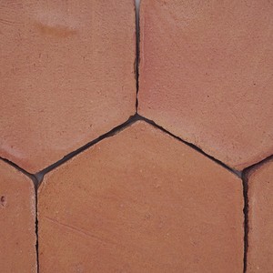 Piastrella Esagonale Chroma Corail 10cm in Terracotta per Pavimenti e Pareti - Product Image 3