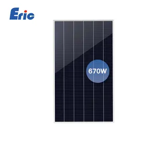 Panel năng lượng mặt trời loại tấm 680 Wát 700 Watt Mono panel năng lượng mặt trời mô-đun PV