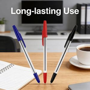 23 Custom Logo Promotional <b>Pens</b> 0.5mm Fine Tip <b>Red</b> Blue Black for Corporate Events Branded Giveaways - Product Image 2