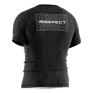 Ergonomic Cut <b>Compression</b> <b>Shirt</b> Rash Guard Four Way Elastic Fabric and UPF50+ Quick Dry Moisture Wicking for Competition Wear - Product Image 6