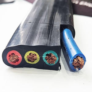 फ्लैट केबल yfb/yvfb केबल 3*35 + 1*10 yfb 3*16 मिमी 5*6 मिमी 4*25 मिमी लिफ्ट पावर कॉर्ड कस्टमाइज्ड क्रेन केबल - Product Image 4