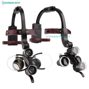 Loupes binoculaires dentaires à LED 2,5X 3,5X 5W, loupe grossissante, projecteur, lampe frontale, équipement optique médical pour dentistes - Product Image 1
