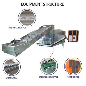 Large Scale Vegetable Mesh Belt Dryer Morchella Cleaning and Drying Line Morel <b>Dehumidifier</b> Processing Machine - Product Image 6
