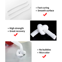 Sellador de Silicona Neutro para Ventanas, Puertas, Cocina y Baño, Resistente a la Intemperie, Flexible, Resistente a los Rayos UV, Transparente, Antifúngico
