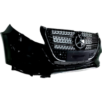 Pare-chocs de voiture avec grille et lampe LED pour Mercedes Benz Classe V Vito 2019+ W447, mise à niveau au style W448 avec phare LED