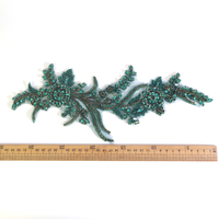 Appliques en cristal à coudre pour robe de mariée, motif en strass, strass en vrac pour vêtements et chaussures, style à 12 facettes et à dos pointu