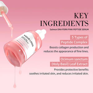 Sérum Coreano de Péptidos Rosados con ADN de Salmón PDRN para Cuidado de la Piel Efecto Cristalino Hidratante Reafirmante para Piel Irregular de Marca Propia OEM - Product Image 5