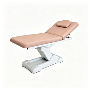 Lit de soin électrique réglable en acier inoxydable de luxe personnalisé pour salon de beauté, avec 2 moteurs, pour soins du visage et des cils - Product Image 5