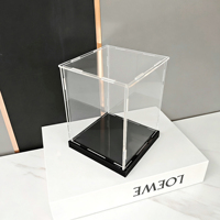 Boîte de rangement pour modèles en acrylique (avec couvercle anti-poussière) le choix idéal pour l'organisation du bureau, fabriquée en matériau hautement transparent