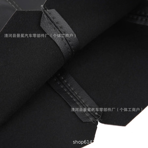 Funda universal para palanca de cambios de coche, de cuero sintético, estilo clásico negro, para vehículos con transmisión manual - Product Image 4