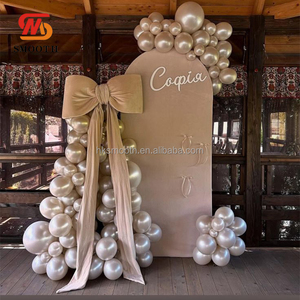 SMOOTH Champagne Bow Fabric Silk Giant Bow Large Bow for <b>Wedding</b> Events Backdrop Decoration Party <b>Props</b> - Product Image 3