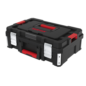 Boîte à <span class=keywords><strong>outils</strong></span> roulante Winslow & Ross à 4 niveaux, <span class=keywords><strong>valise</strong></span> à <span class=keywords><strong>outils</strong></span> modulaire en plastique rigide avec roues et poignée - Product Image 4
