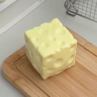 Produit phare : Jouet anti-stress souple à rebond lent en forme de fromage rose Vaseline et huile de coco