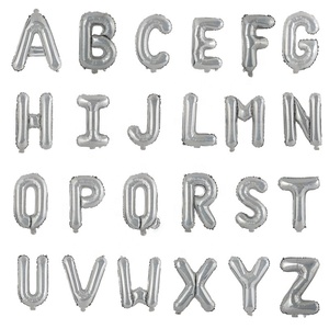 <span class=keywords><strong>Pas</strong></span> <span class=keywords><strong>cher</strong></span> prix gratuit simple décoration fête 16 pouces ballon lettres alphabet ballon foil 10 pouces ballon - Product Image 5