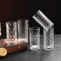 Verrerie de bar Verre à eau Mojito Highball en cristal sans plomb, verre à cocktail à boisson mixte