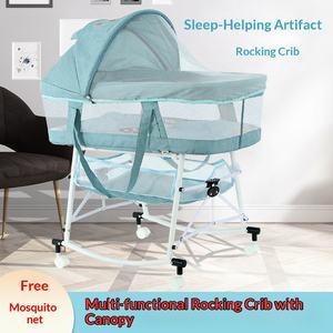 Cuna Plegable Multifuncional <span class=keywords><strong>para</strong></span> Bebés, Cama Portátil <span class=keywords><strong>para</strong></span> Recién Nacidos, Modelo CR-518 - Product Image 4