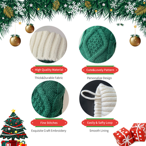 Stoking Natal Rajut Populer 2026 Stoking Rajut dengan Nama yang Dipersonalisasi untuk Dekorasi Perapian Hadiah Natal - Product Image 4