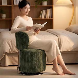 Tabouret de maquillage pivotant, chambre à coucher, design nordique, créatif, dossier pivotant, <span class=keywords><strong>chaise</strong></span> de coiffeuse, nouveau modèle - Product Image 2