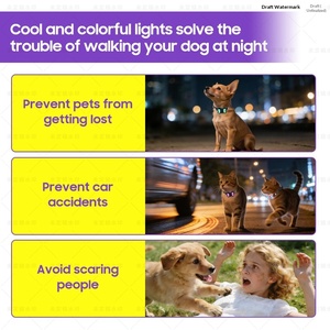 JTPAWS Nuevo <span class=keywords><strong>Collar</strong></span> Luminoso para Perros y Gatos, Dispositivo de Control de Ladridos, Antiladridos, Control Remoto, Ultrasónico, con Descarga Eléctrica, LED - Product Image 4