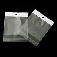 Sac d'emballage en plastique scellé auto-adhésif transparent multi-tailles personnalisé refermable cellophane PE sac de conservation frais sac cadeau