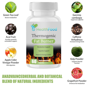 Capsules Thermogéniques Brûle-Graisses OEM ODM avec Poudre de Vinaigre de Cidre de Pomme : Stimule le Métabolisme et Libère les Graisses Stockées - Product Image 3