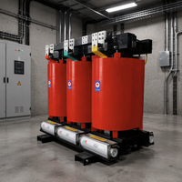 Transformateur de distribution de type sec SCB14-1600, entrée 6-35 kV, sortie 220-1140 V, deux enroulements, 50/60 Hz