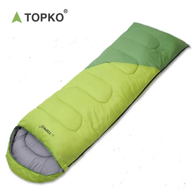 TOPKO 야외 스포츠 새로운 디자인 봉투 모양 슈퍼 편안한 트레킹, 하이킹, 여행 방수 침낭