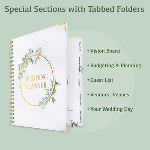 Bellissimo <span class=keywords><strong>organizzatore</strong></span> <span class=keywords><strong>di</strong></span> libri per Wedding Planner A5 9X11 pollici regalo <span class=keywords><strong>di</strong></span> fidanzamento unico per coppie appena fidanzate spose fatte <span class=keywords><strong>di</strong></span> carta - Product Image 4
