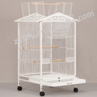 Cage à oiseaux en métal grande taille avec roues, cage à perroquets avec plateau pour canaris, cages d'élevage d'oiseaux faciles à déplacer, vente en gros