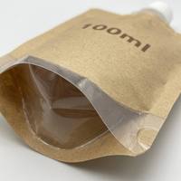 Pochette transparente à bec verseur de qualité alimentaire avec bouchon à vis (BOPP/Nylon/Polypropylène/PVC) pour l'emballage de jus et de boissons