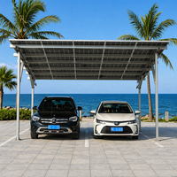 Système de montage de carport solaire en acier profilé monobloc Zn-Al-Mg ZF-G001, résistant aux vents de 56 m/s