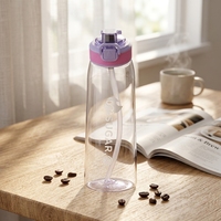Bouteille d'eau personnalisée aux saveurs de fruits, écologique et sûre, pour la maison, la salle de sport, l'école, les adultes, la gestion du poids