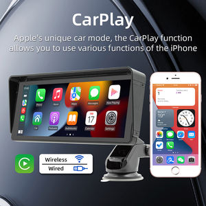Lecteur multimédia de voiture <span class=keywords><strong>portable</strong></span> simple din 10.26 pouces sans fil Carplay 1din prise en charge de l'écran tactile Bt FM <span class=keywords><strong>Android</strong></span> Auto Mirror Car Stereo - Product Image 2