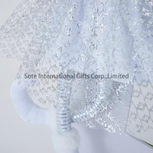 Новинка! Декор для рождественской елки: плюшевый эльф-кукла, серебристый, 60 см, на заказ. - Product Image 4