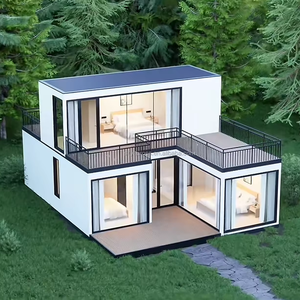 Mini Case Prefabbricate per Resort all'Aperto, Struttura in Acciaio Estensibile, Piccola Cabina a Telaio per <span class=keywords><strong>Vacanze</strong></span>, <span class=keywords><strong>Casa</strong></span> Airbnb, Villa Prefabbricata - Product Image 1