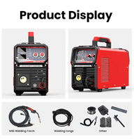 Machine à souder MIG portable OBO 220V avec écran LCD, modèle NBC-270, CO2, acier à faible teneur en carbone, garantie 1 an, épaisseur 1 mm, usage domestique