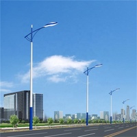 Hot saling Kamera cctv galvanis kualitas tinggi tiang lampu khusus bulat