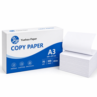 Papier copie 70 g/m², Papier copie pour bureau, Carton de papier copie, Papier copie A3 - Blanc A3 70 g/m², 420x297 mm, 500 feuilles/rame